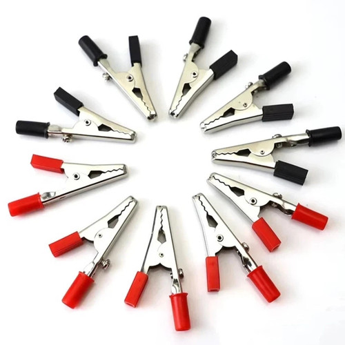 Insulated crocodile clips - x,