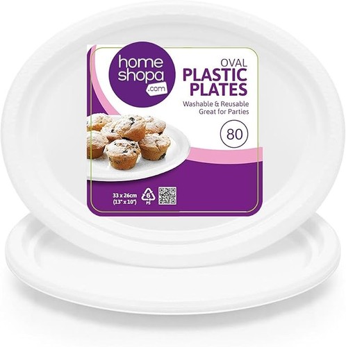 Reusable plates heavy duty - 80,