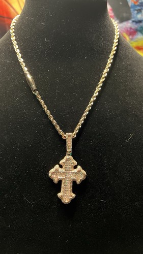 Rose gold plated rope - rose,