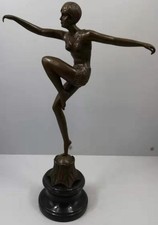 Art Deco Bronze Lady Dancer