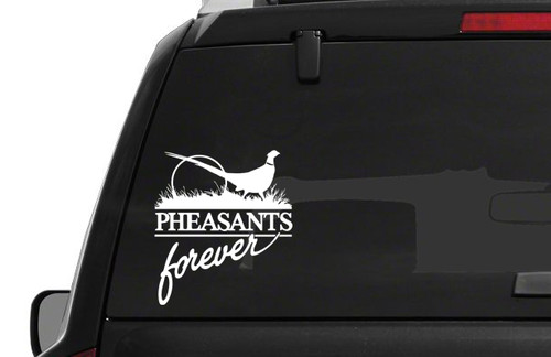 Pheasants forever member vinyl - pheasants,