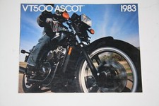 NOS 1983 HONDA VT500 ASCOT SALES BROCHURE