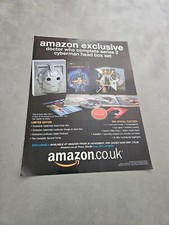 TPEEP280 MAGAZINE ADVERT 11X8" DOCTOR WHO - COMPLETE SERIES 2 CYBERMAN HEAD BOX