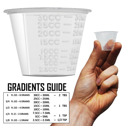 Gen 30ml clear plastic - clear,