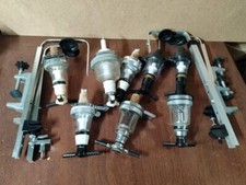 Collection Of Eight Vintage Bar Optics And Four Shelf Brackets
