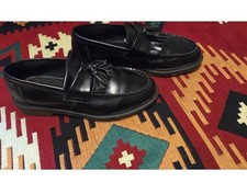 DR MARTENS ADRIAN TASSEL TASSLE LOAFERS UK9 Great CONDITION MOD??