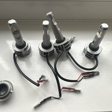 OSRAM 6000k LED Driving HL H7 Headlight Bulb - 4 loose 1 mising securing clip