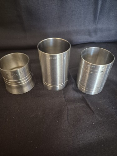 Vintage spirit measures - x, 3