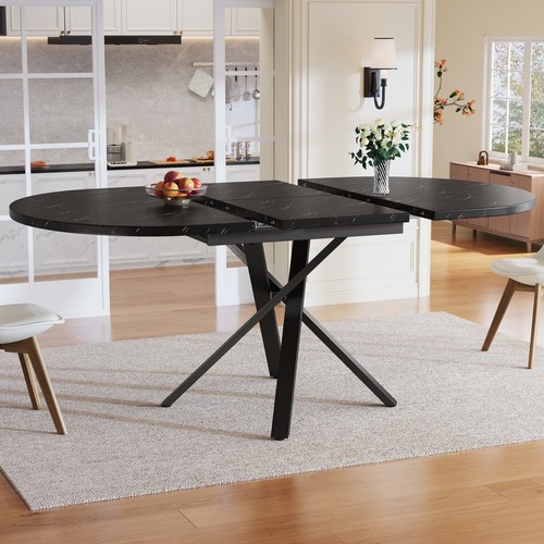 Round oval extendable dining - round/oval,