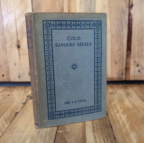Vintage cookbook cold savoury - vintage,