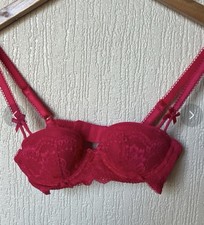 Figleaves Red Size 30A Bra In Very Good Condition Worn Once o