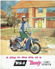 BSA DANDY 70cc LIGHT SCOOTER