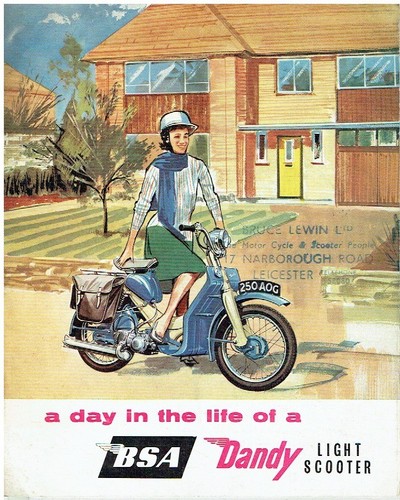 Bsa dandy 70cc light scooter - 70cc,