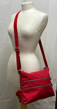 KIPLING : Red Canvas Shoulder
