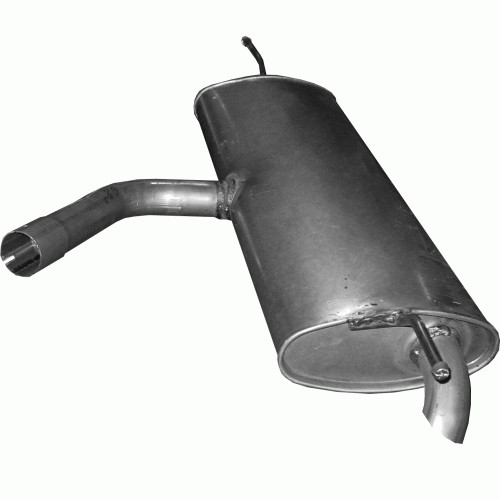 Exhaust rear silencer - rear, for