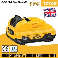 1pc DCB127 3.0Ah /3000mAh 12Volt Lithium Ion Battery for DeWALT DCB123 DCB120