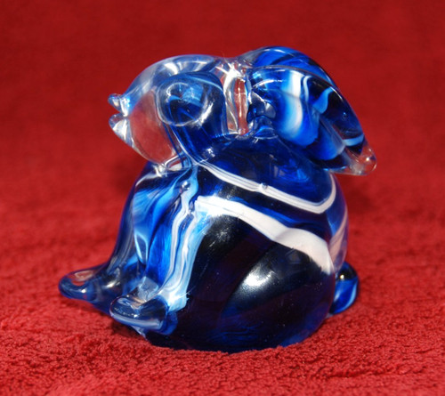 Rare blue hand blown art - rare,