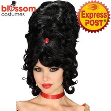 W593 Ladies Beehive Wig Black