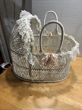 Boho Wicker Bassinet Baby