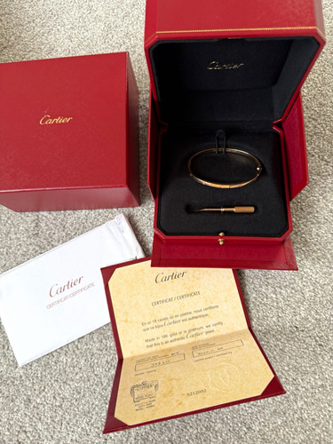 Cartier love bangle size - cartier,