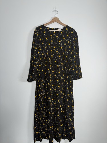 Finery black star print - finery, dress