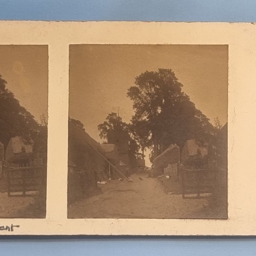 Stereoview card real - real, photo