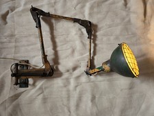 Unusual Vintage Industrial 3 Arm Anglepoise Factory Lamp