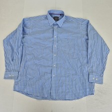 VAN HEUSEN Shirt XL Blue Check