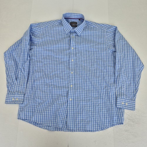 Van heusen shirt blue - heusen, check