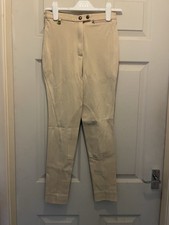 Rhinegold Children's Cream Jodhpurs Waist Size 26