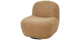 Boucle Accent Chair - Brown