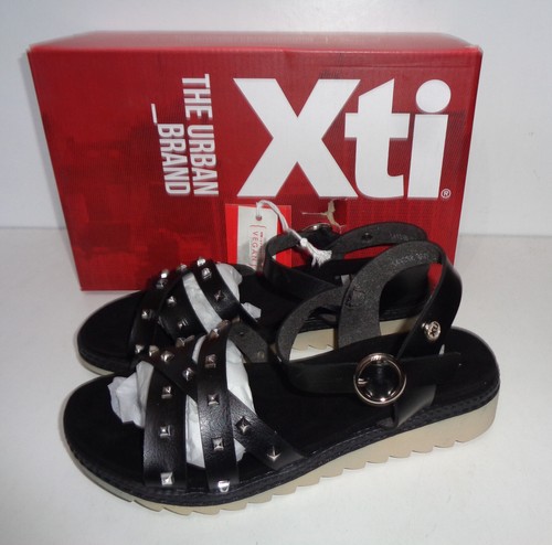 Xti ladies womens black shoes - ladies,