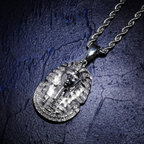 Silver egyptian pharaoh - silver,