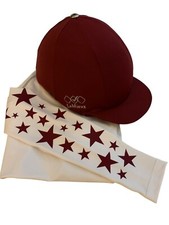 LeMieux Burgundy Hat Silk and