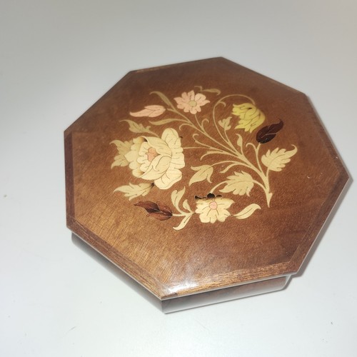 Vintage reuge wood inlaid - vintage,