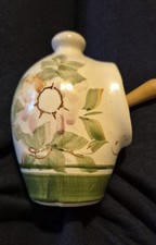 Ceramic Salt Pot With Wooden