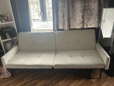 Suede Sofa 2-Seater Large Can Sit 3