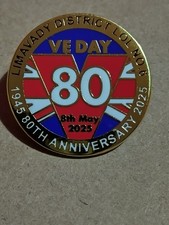 Orange Order Orange lodge Ulster Loyalist VE Day 80 Badge