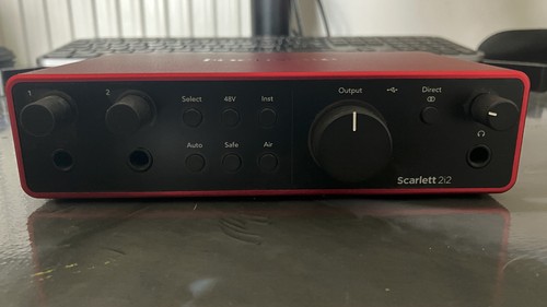 Focusrite scarlett 2i2 - 4th, gen