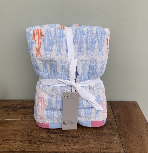 Next hand towel coastal - hand, x2