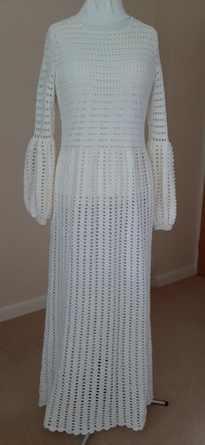 Vintage 1971 handmade white