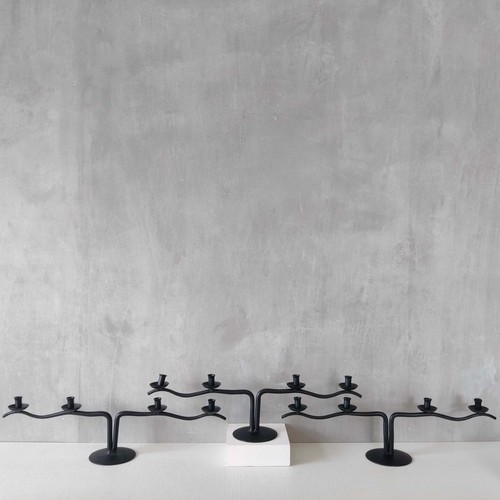 Trio vintage black - of, metal