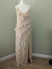 Lipsy Champagne Gold Sequin