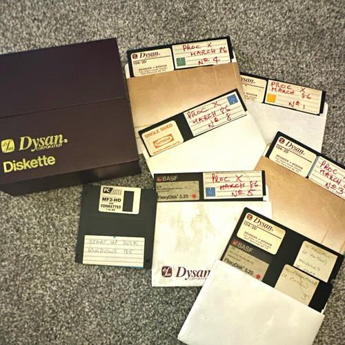 Dysan floppy disks collection - floppy,