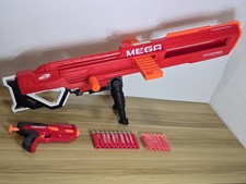 Nerf Gun Bundle Accustrike Mega Thunderhawk Sniper Rifle, Hotshock + Bullets 