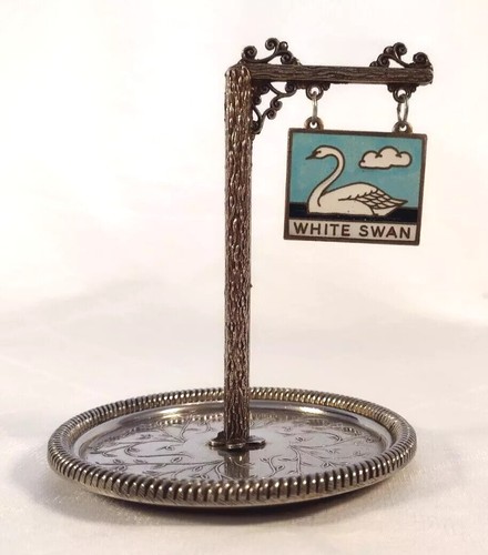 Silver plate mini desk - plate,