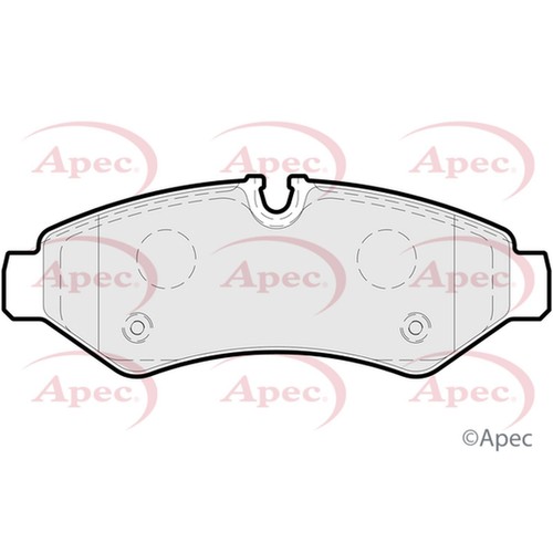 Brake pads set - pads, mercedes
