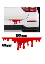 Blood Drip x 2 Funny Sticker/Decal Car, Van, bumper door, window