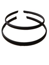 Black Satin Alicebands