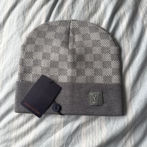 Grey stussy style beanie - lv,